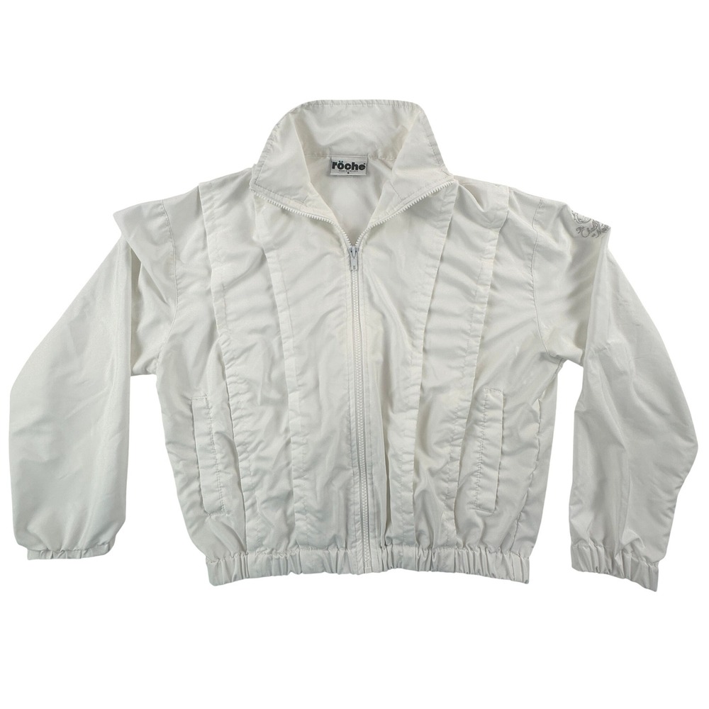 Roche Womens S Windbreaker Jacket Golf Challenge at Manele Hawaii White Vintage
